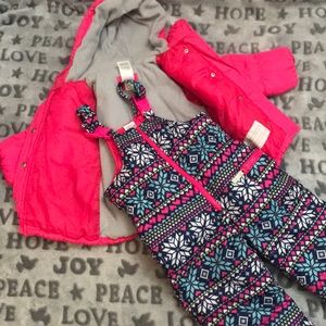 Snowsuit with jacket size 2t